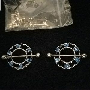 Blue crystal nipple shields On Hold!